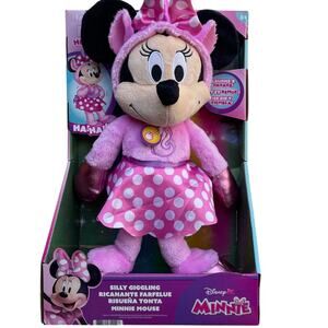 New Disney Jr. Minnie Mouse 20 Inch Interactive Silly Giggling Plush Ages 3 +